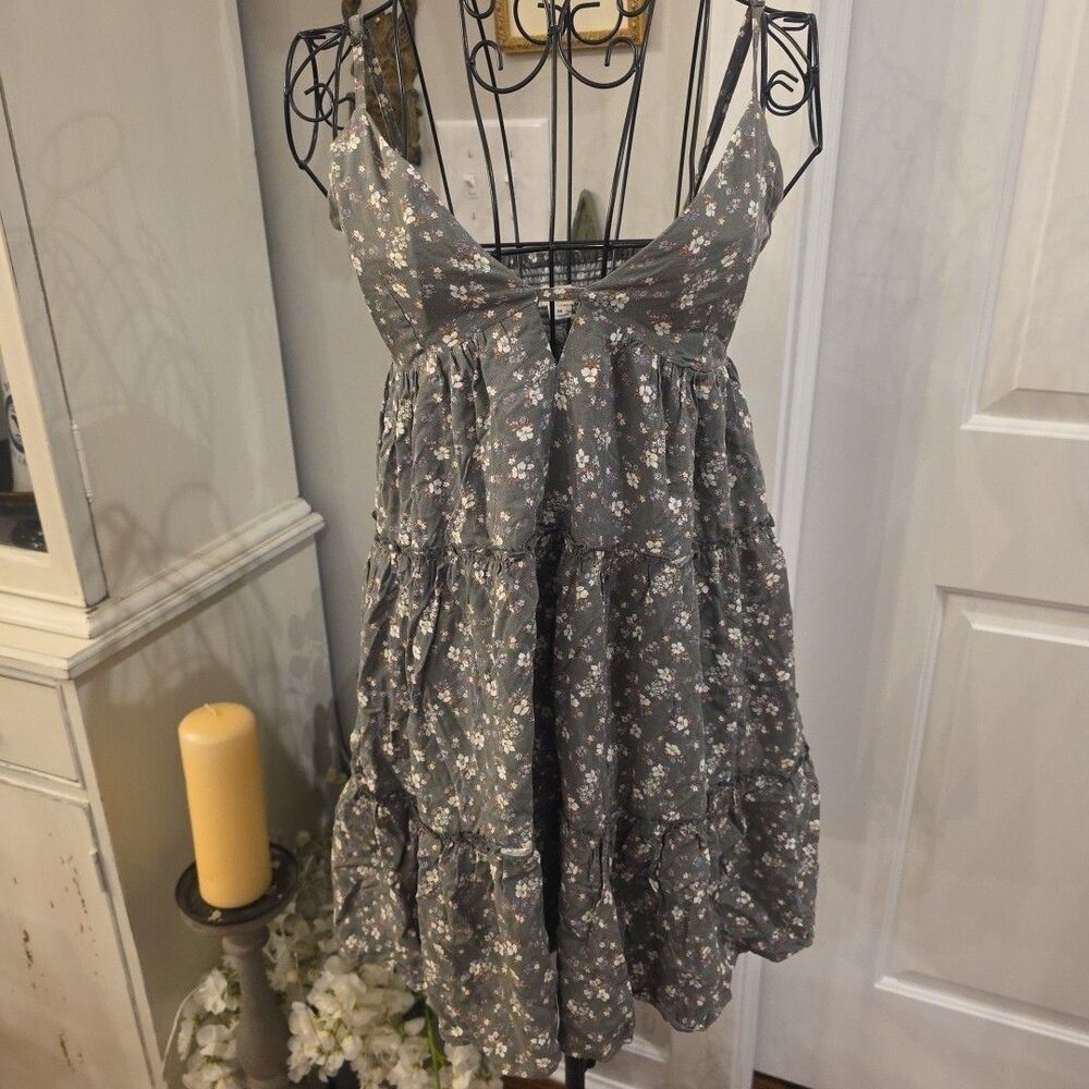 AEROPOSTALE Green Fairycore Babydoll Cami Top XS Y2K Coquette Cottagecore